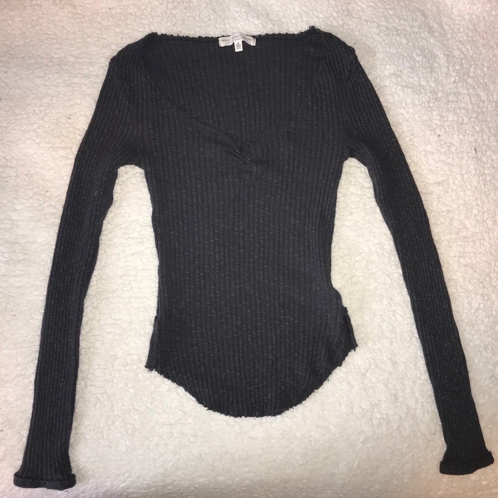 Urban Outfitters Brown Long Sleeve Top